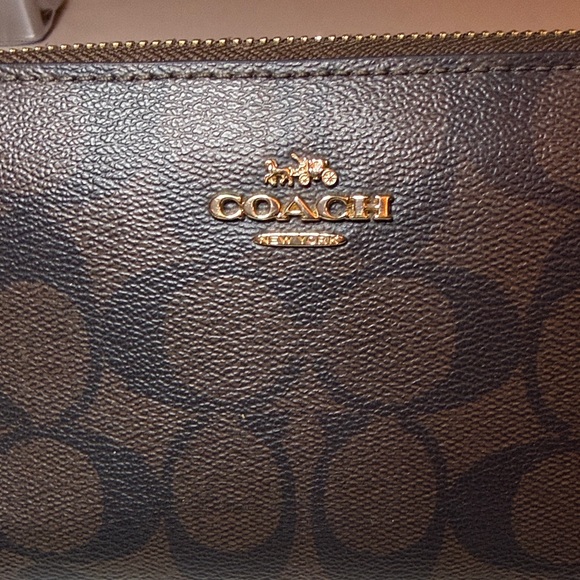 Coach Signature Brown Wallet - Picture 4 of 4